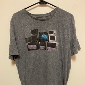 Grey, Old Navy graphic tee.